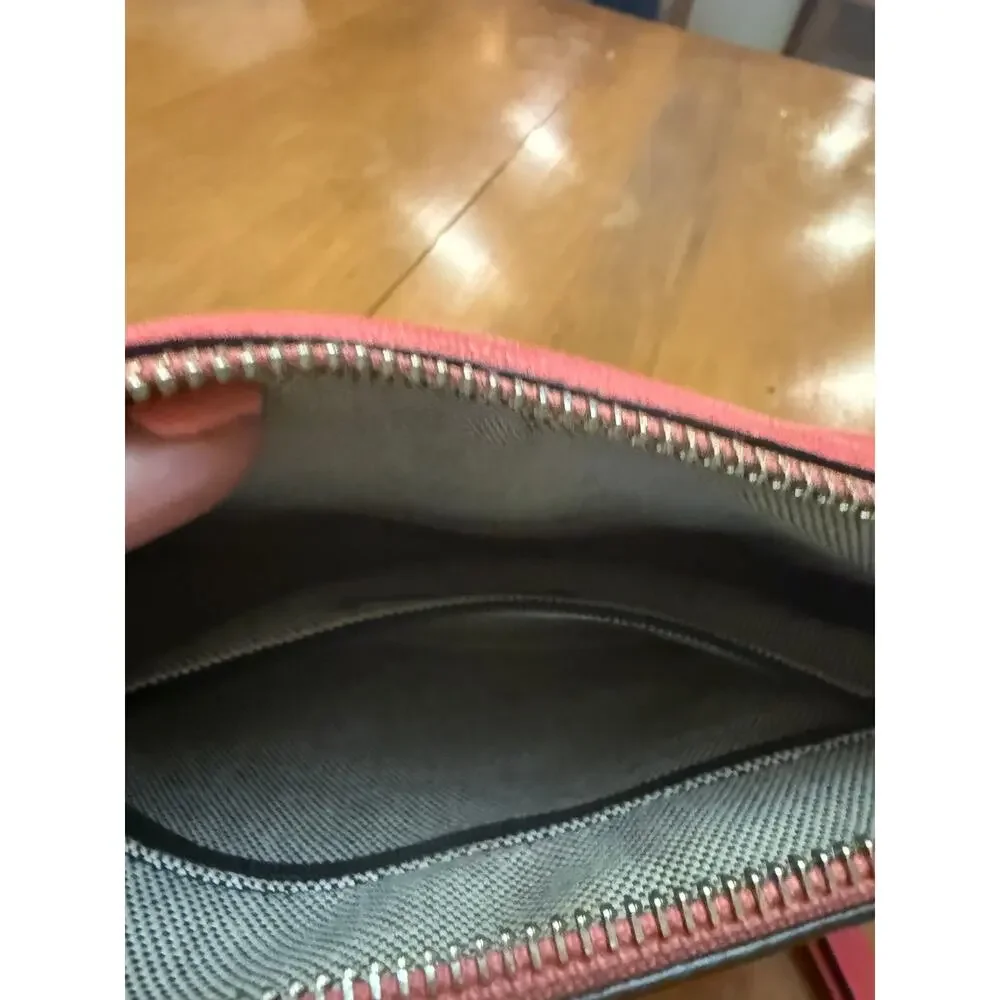 Rebecca Minkoff Jean Mac Crossbody in grapefruit adjustable strap classy minimal
